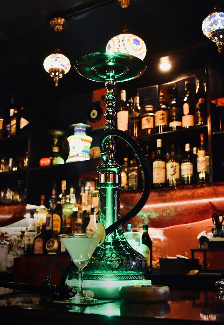 お酒とシーシャ